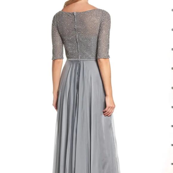 La Femme Embellished Bodice Tulle Ballgown(defects) - Picture 2 of 11